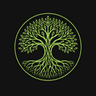 Rooted tree logo